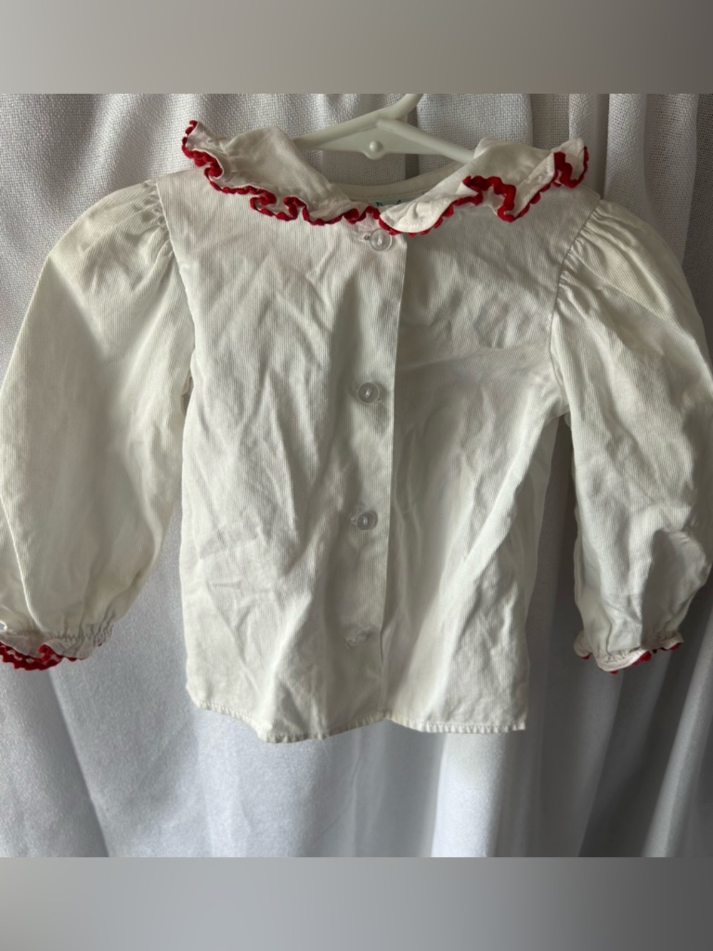 Peaches and cream Peter Pan collar shirt